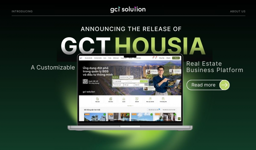 gct solution announcing the release of gct housia a customizable real estate platform for modern businesses