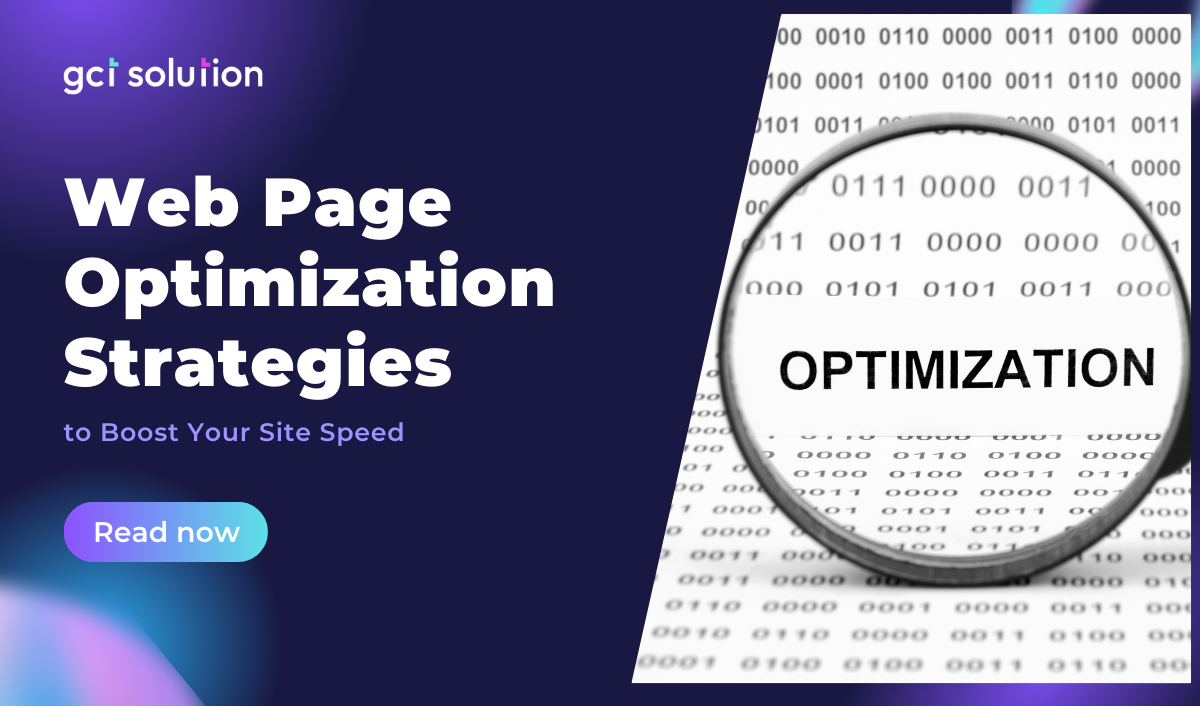 gct solution web page optimization