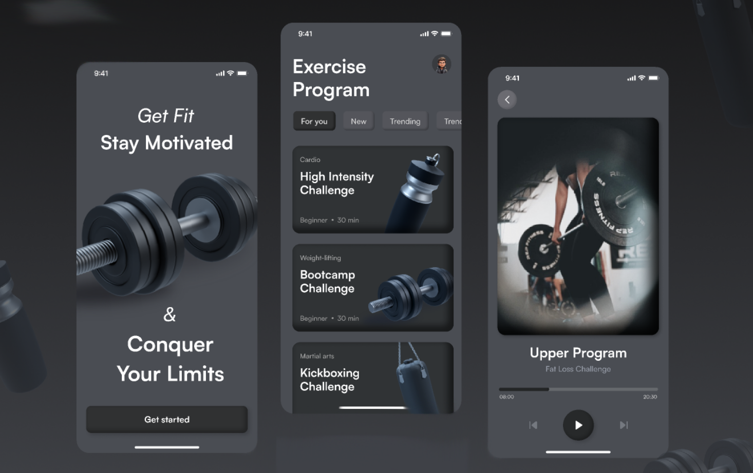 gct solution unity 3d fitness app